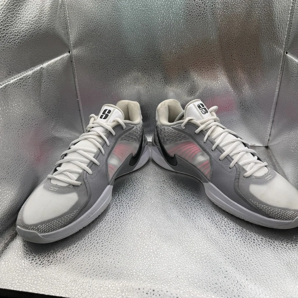 Size 10.5 Nike Sabrina 2 Flowers White-Cement Womens Athletic Shoes FQ2174-100‎